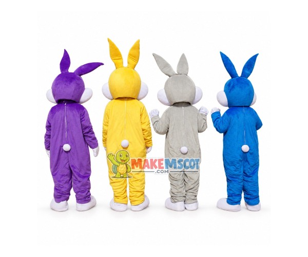 Adult Bugs Bunny Rabbit Mascot Costume Adult Bugs Bunny Rabbit Mascot Costume