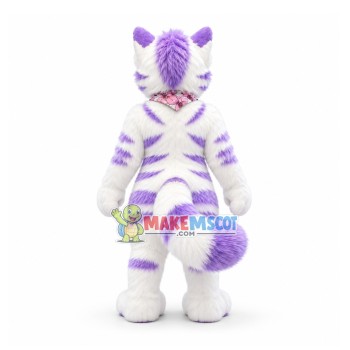 Cat Girl Realistic Mascot Costume Cat Girl Realistic Mascot Costume