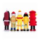 Superb Fire Dog Mascot Costume Superb Fire Dog Mascot Costume
