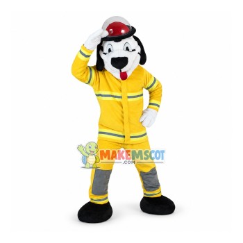 Professional Fire Dog Mascot Costume