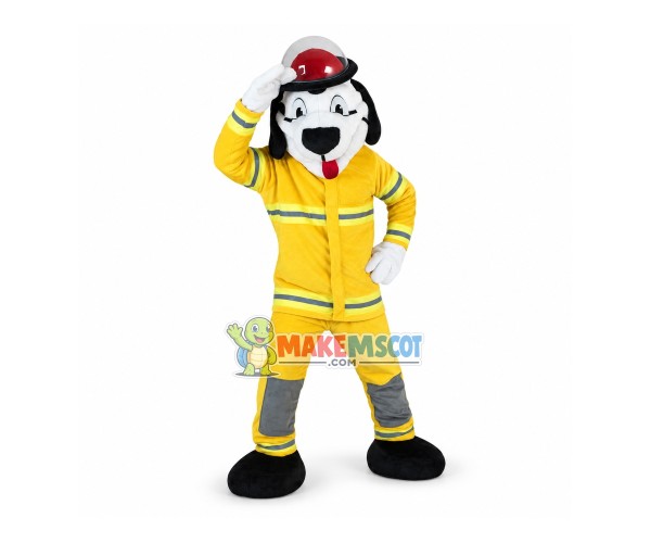 Professional Fire Dog Mascot Costume Professional Fire Dog Mascot Costume