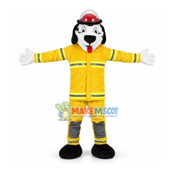Professional Fire Dog Mascot Costume Professional Fire Dog Mascot Costume