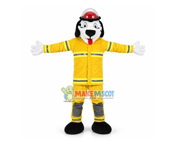 Professional Fire Dog Mascot Costume Professional Fire Dog Mascot Costume