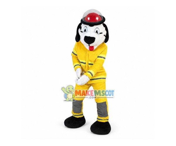 Professional Fire Dog Mascot Costume Professional Fire Dog Mascot Costume