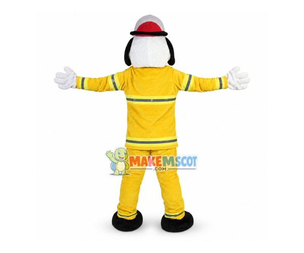 Professional Fire Dog Mascot Costume Professional Fire Dog Mascot Costume