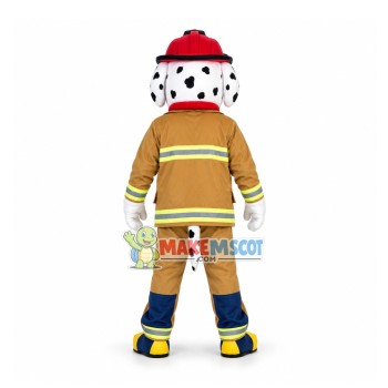 Professional Lightweight Fire Dog Mascot Costume Professional Lightweight Fire Dog Mascot Costume