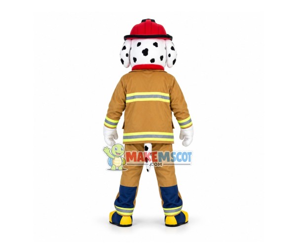 Professional Lightweight Fire Dog Mascot Costume Professional Lightweight Fire Dog Mascot Costume