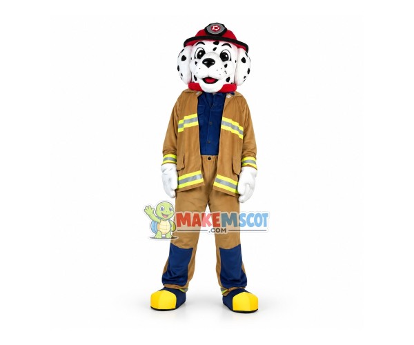 Professional Lightweight Fire Dog Mascot Costume