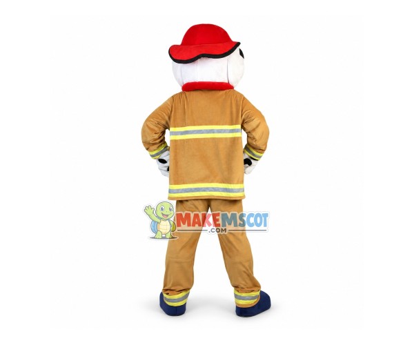 Professional Lightweight Fire Dog Mascot Costume