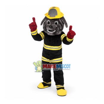 Professional Fire Bulldog Mascot Costume