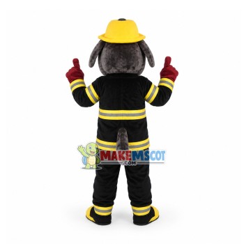 Professional Fire Bulldog Mascot Costume Professional Fire Bulldog Mascot Costume