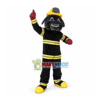 Professional Fire Bulldog Mascot Costume