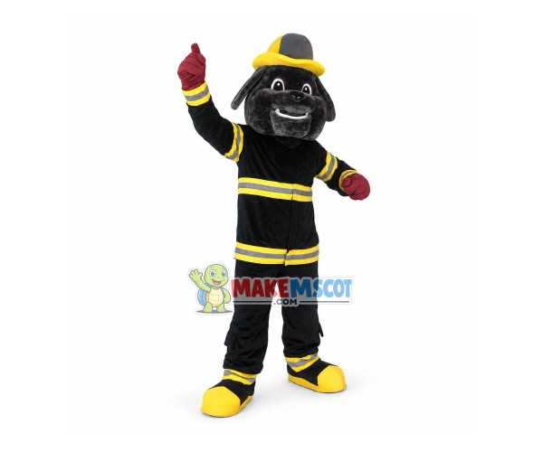 Professional Fire Bulldog Mascot Costume