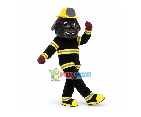 Professional Fire Bulldog Mascot Costume