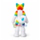 Colorful Husky Dog Mascot Costume Colorful Husky Dog Mascot Costume