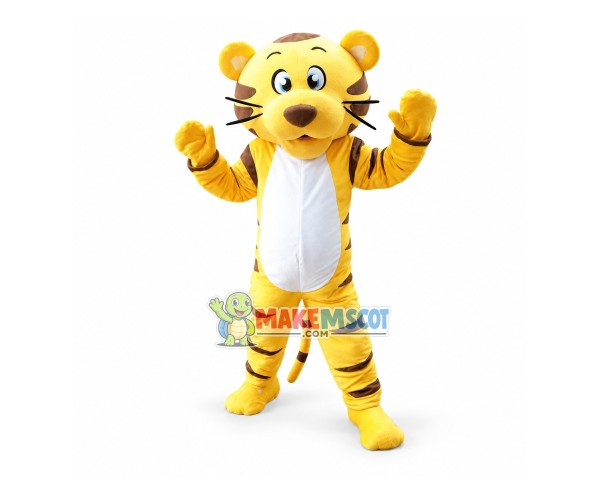 Tiger Adult Mascot Costume Tiger Adult Mascot Costume