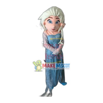 Frozen Princess Elsa Mascot Costume