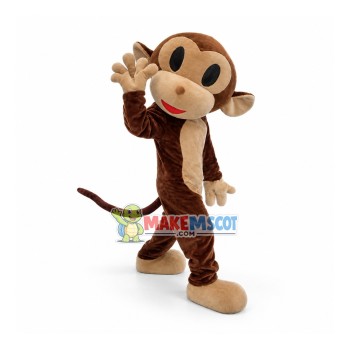 Friendly Monkey Mascot Costume Friendly Monkey Mascot Costume