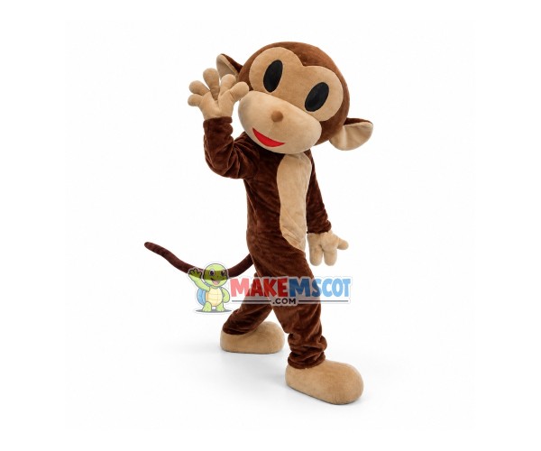 Friendly Monkey Mascot Costume Friendly Monkey Mascot Costume