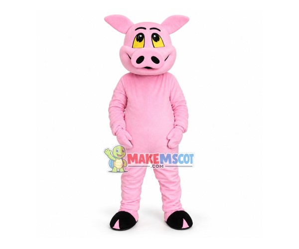 Cute Pink Pig Mascot Costume Cute Pink Pig Mascot Costume