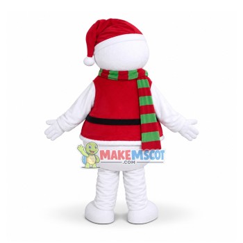 Adult Snowman Mascot Costume Adult Snowman Mascot Costume