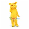Yellow Pig Mascot Costume