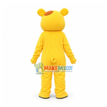 Yellow Pig Mascot Costume
