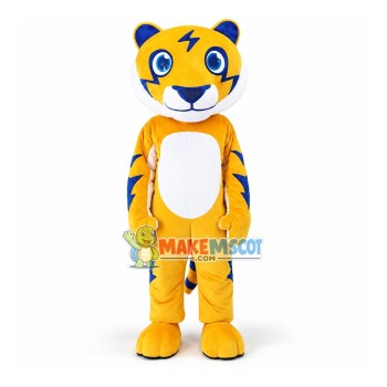 Friendly Tiger Mascot Costume