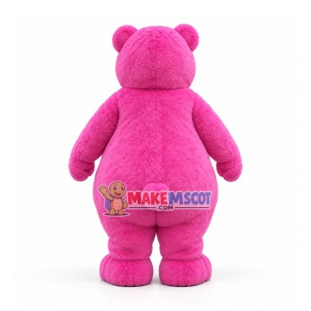 Pink Bear Mascot Costume Pink Bear Mascot Costume