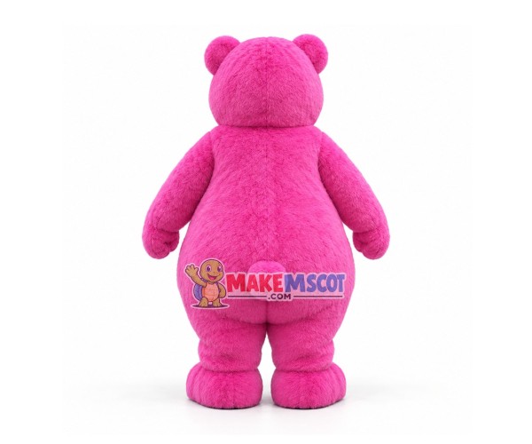 Pink Bear Mascot Costume Pink Bear Mascot Costume