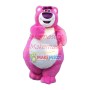 Pink Bear Mascot Costume