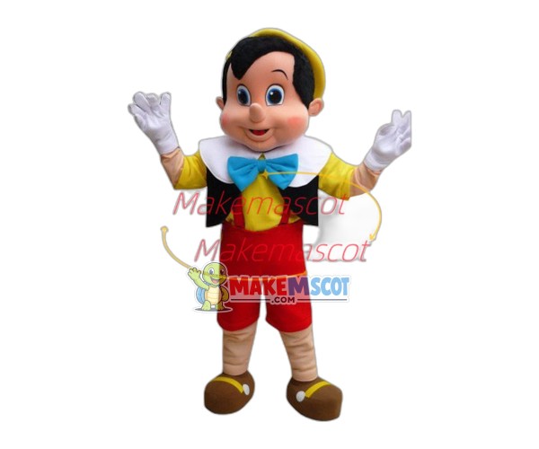 Pinocchio Mascot Costume Pinocchio Mascot Costume