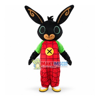 Bing Black Rabbit Mascot Costume
