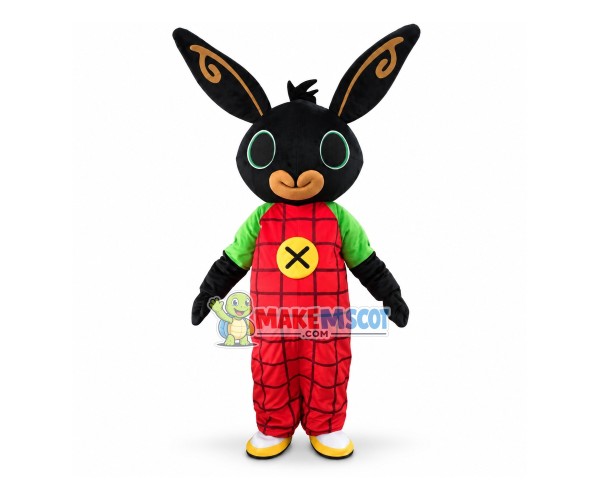 Bing Black Rabbit Mascot Costume Bing Black Rabbit Mascot Costume