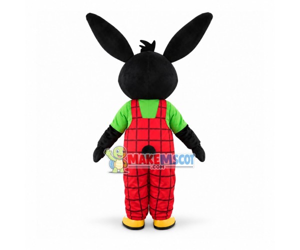 Bing Black Rabbit Mascot Costume Bing Black Rabbit Mascot Costume