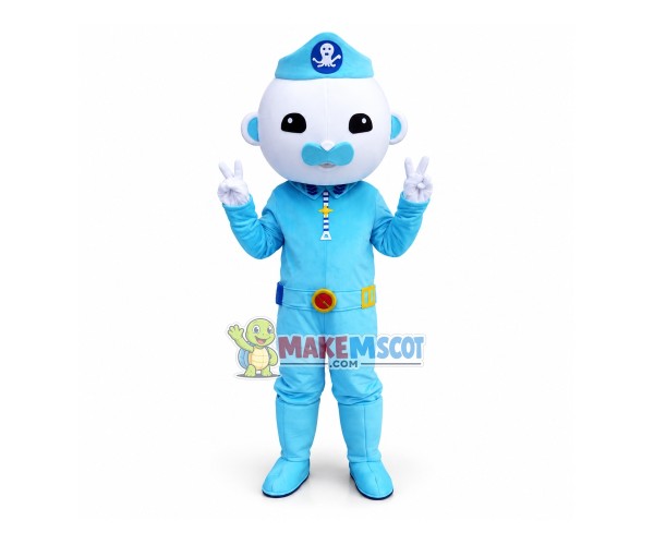 Giant Octonauts Captain Barnacles Mascot Costume