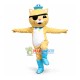 Giant Octonauts Kwazii Mascot Costume Giant Octonauts Kwazii Mascot Costume