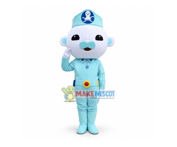The Octonauts Captain Barnacles Mascot Costume The Octonauts Captain Barnacles Mascot Costume