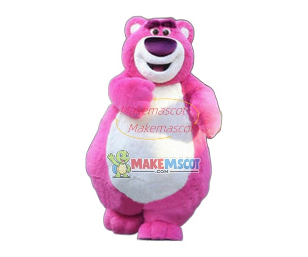 Lovely Pink Bear Mascot Costume