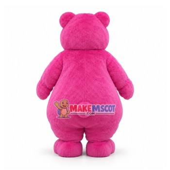 Lovely Pink Bear Mascot Costume