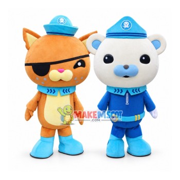 The Octonauts Captain Barnacles Kwazii Cat Mascot Costume The Octonauts Captain Barnacles Kwazii Cat Mascot Costume