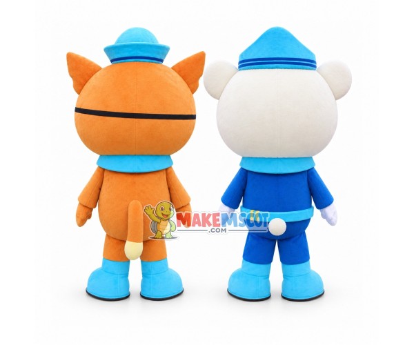 The Octonauts Captain Barnacles Kwazii Cat Mascot Costume The Octonauts Captain Barnacles Kwazii Cat Mascot Costume
