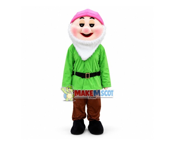 Green Dwarf Mascot Costume Green Dwarf Mascot Costume