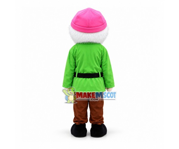 Green Dwarf Mascot Costume Green Dwarf Mascot Costume