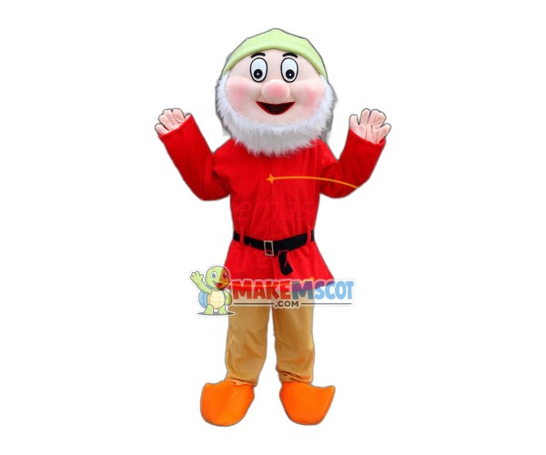 Red Dwarf Mascot Costume Red Dwarf Mascot Costume