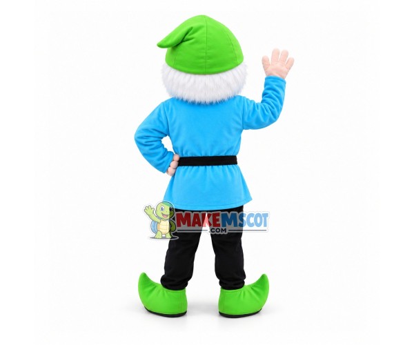Blue Dwarf Mascot Costume Blue Dwarf Mascot Costume