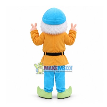 Orange Dwarf Mascot Costume Orange Dwarf Mascot Costume
