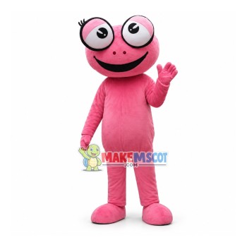 Red Frog Mascot Costume