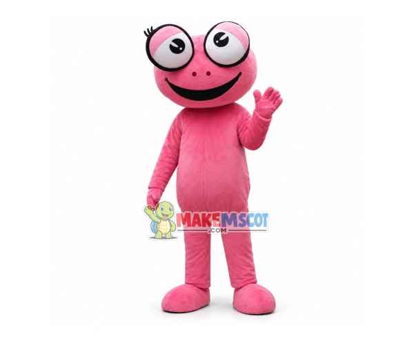 Red Frog Mascot Costume Red Frog Mascot Costume