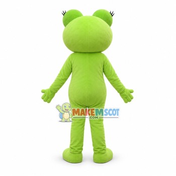 Green Frog Mascot Costume